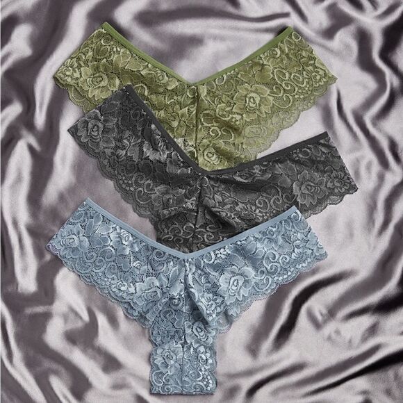 Floral Lace Underwear Panty Set - Picture 7 of 9